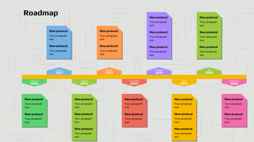 timeline infographic